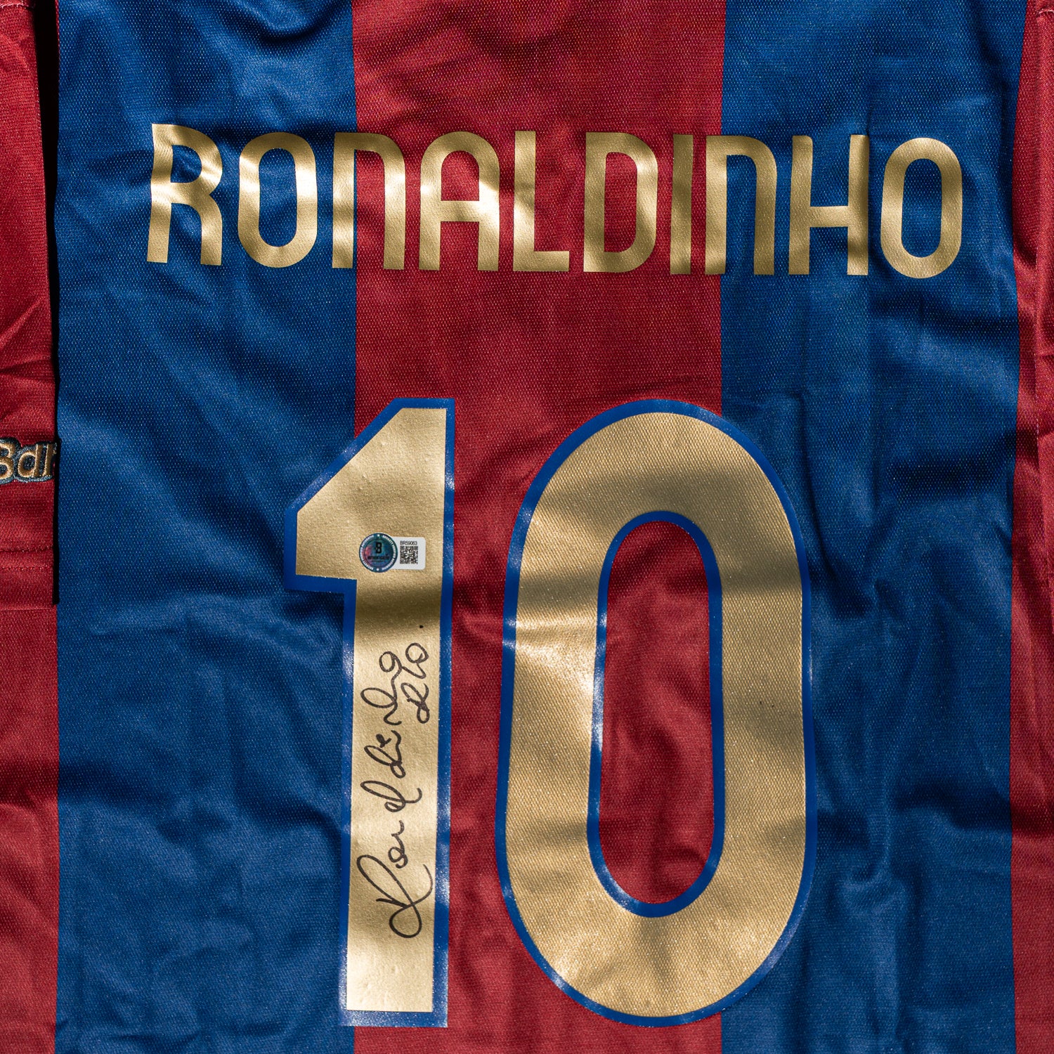 Jersey Firmado Ronaldinho - Barcelona